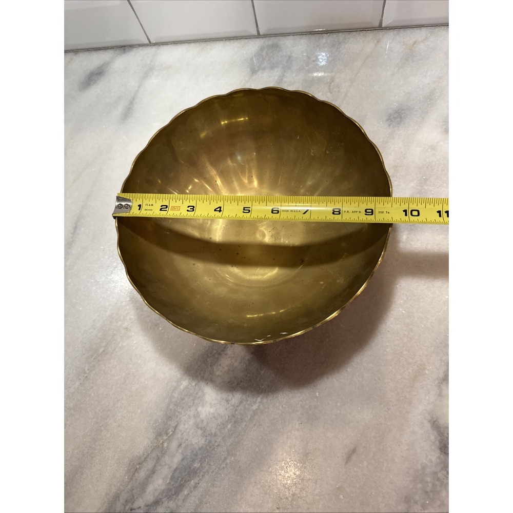 Andrea By Sadek Solid Brass Bowl OLA0052 - Picture 9 of 13